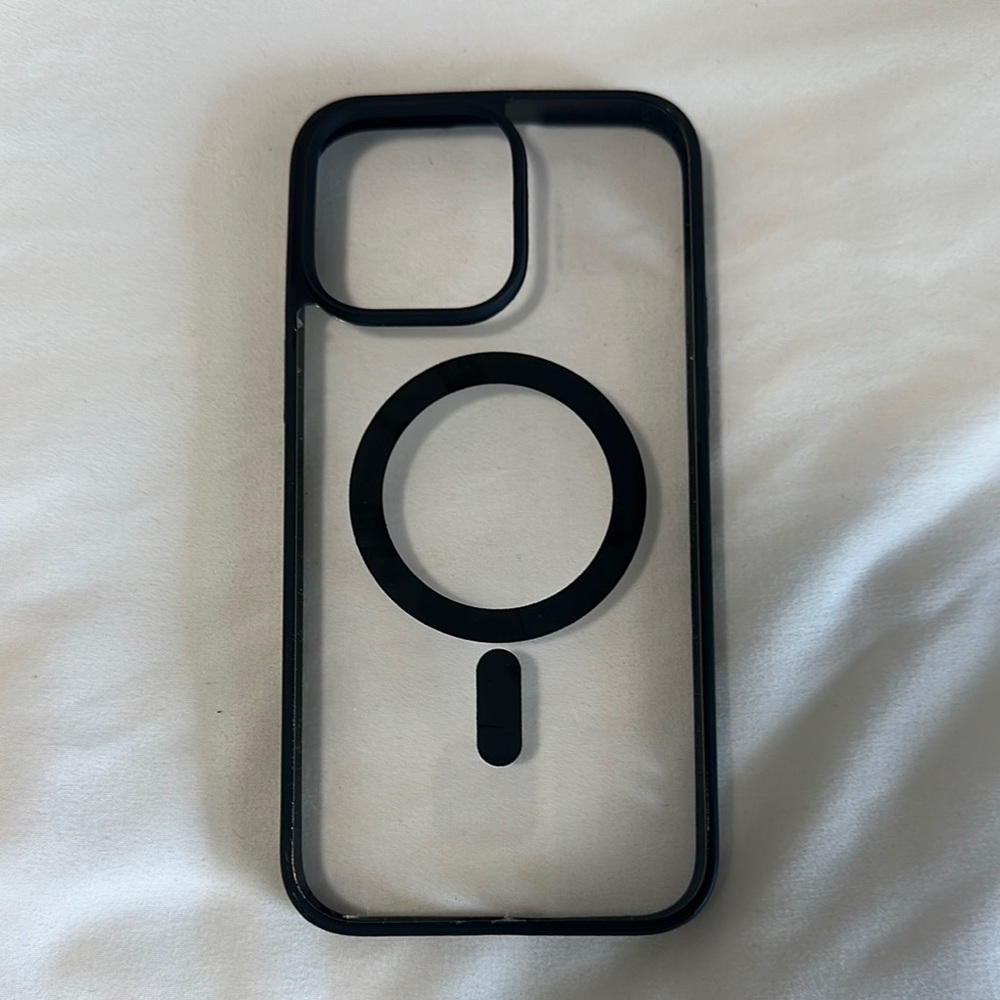 Magnetic Black Phone Case